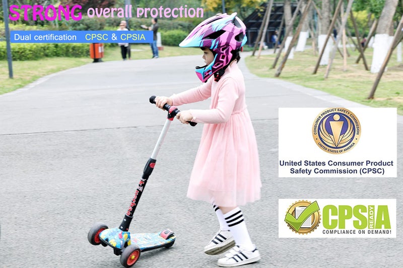 Natuway Toddler and Kids Full Face Helmet, Girl and Boy BMX Multi-Sport Detachable Mountain Dirty Bike Helmet Around 3-12 Years Head Circumference. - Image 4